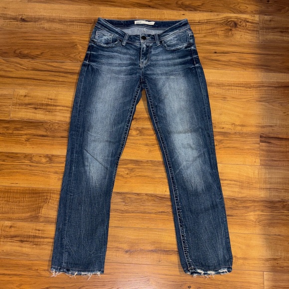 BKE Stella Slim Fit Low Rise Straight Jeans Sz 27 x 31.5 - Picture 5 of 6